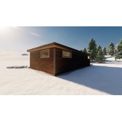 Dom drewniany Przebiśnieg 6x11m 47,14m2