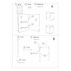 Studnia z gontem do samodzielnego montażu na krąg 100cm