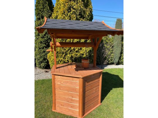 Kleiner achteckiger Blumentopf