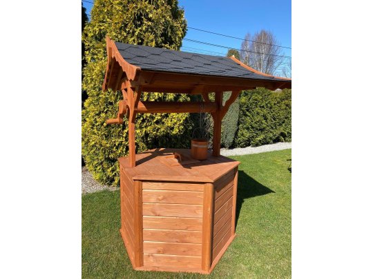 Kleiner achteckiger Blumentopf