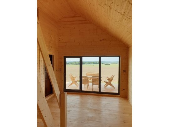 Dom drewniany parterowy Krokus 6x11m 38,67m2