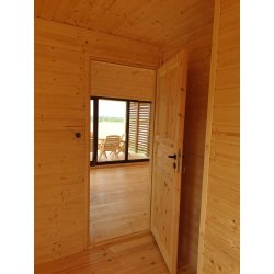 Dom drewniany parterowy Krokus 6x11m 38,67m2