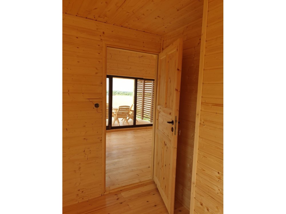 Dom drewniany parterowy Krokus 6x11m 38,67m2