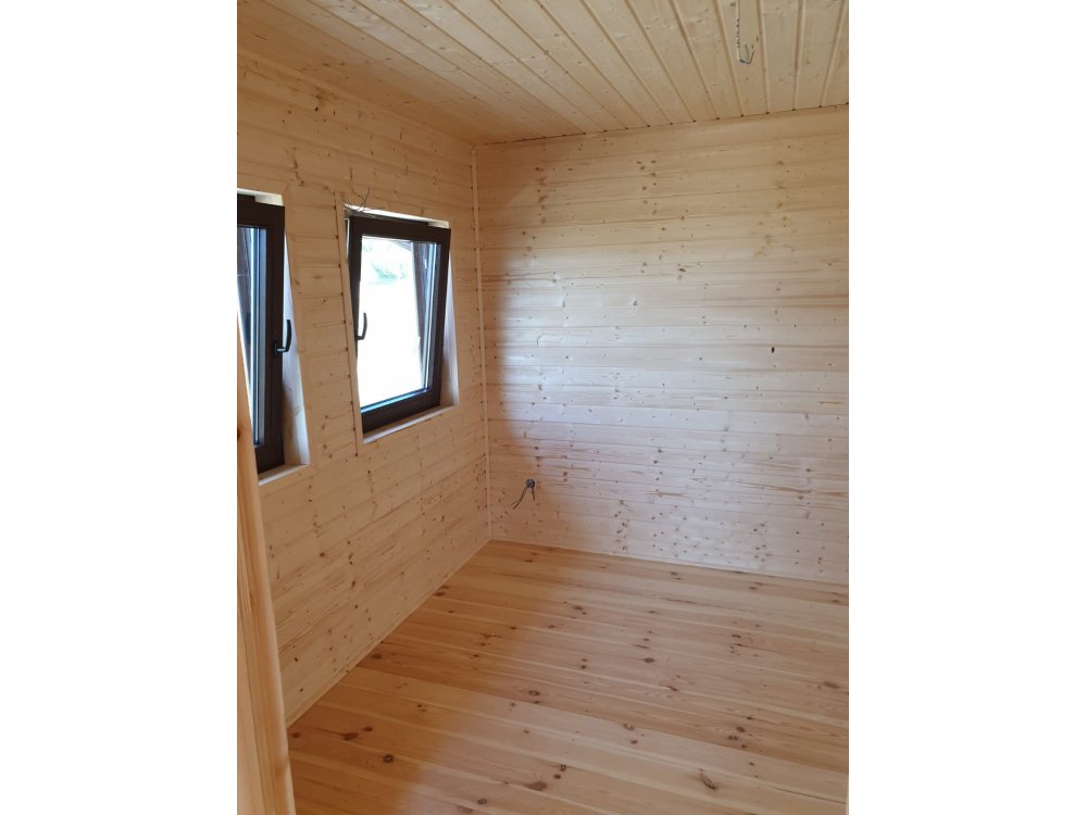 Dom drewniany parterowy Krokus 6x11m 38,67m2