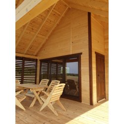 Dom drewniany parterowy Krokus 6x11m 38,67m2