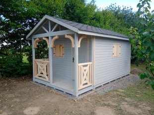 Domek narzędziowy N5a 3x3m + taras 3x2m 9m2