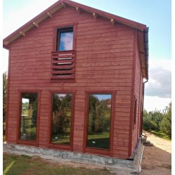 Dom drewniany Limba 5x7m 54,31m2