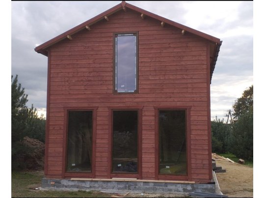 Dom drewniany Limba 5x7m 54,31m2