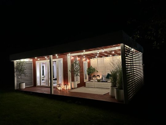 Toolshed N13 4x3m + terrace 4x1.5m