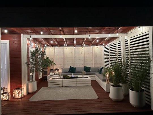 Toolshed N13 4x3m + terrace 4x1.5m