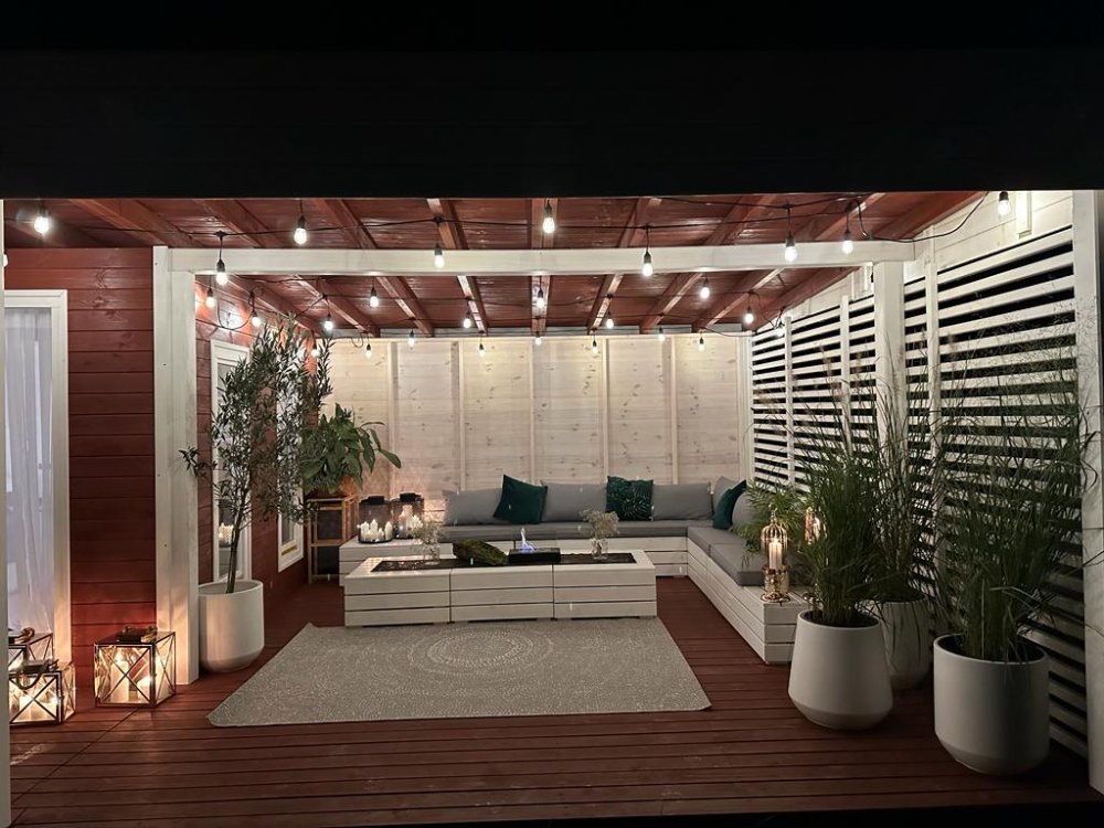 Werkzeughaus N13 4x3m + Terrasse 4x1,5m