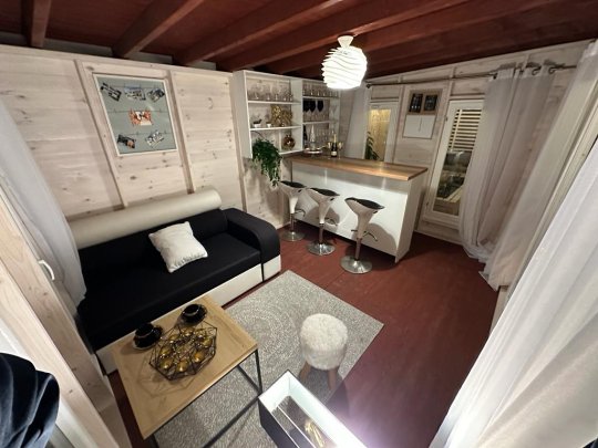 Toolshed N13 4x3m + terrace 4x1.5m