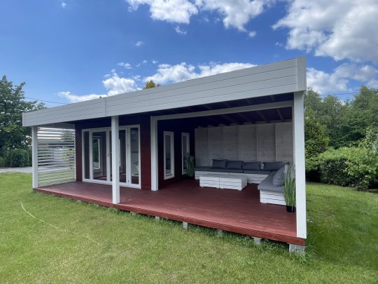 Toolshed N13 4x3m + terrace 4x1.5m