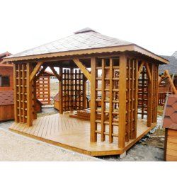 Altpolnischer rechteckiger Pavillon 3 x 3 m 9 m2