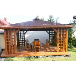 Altpolnischer rechteckiger Pavillon 4 x 3 m 12 m2