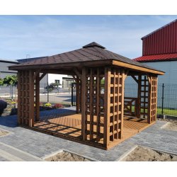 Altpolnischer rechteckiger Pavillon 4 x 3 m 12 m2