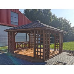 Altpolnischer rechteckiger Pavillon 4 x 3 m 12 m2
