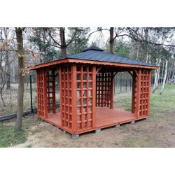 Altpolnischer rechteckiger Pavillon 4 x 3 m 12 m2