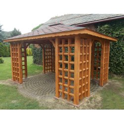 Altpolnischer rechteckiger Pavillon 4 x 4 m 16 m2
