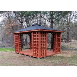 Altpolnischer rechteckiger Pavillon 4 x 4 m 16 m2