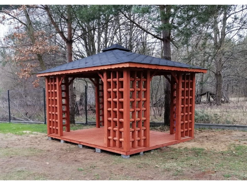 Altpolnischer rechteckiger Pavillon 4 x 4 m 16 m2