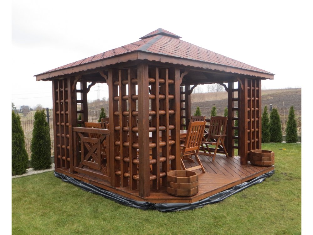 Pavillon Staropolska 1 rechteckig 3 x 3 m 9m2