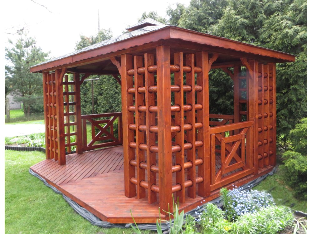 Pavillon Staropolska 1 rechteckig 3 x 3 m 9m2