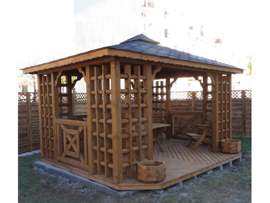 Pavillon Staropolska 1 rechteckig 3 x 3 m 9m2