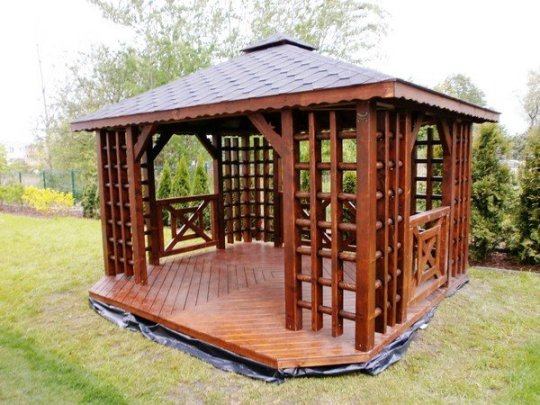 Gazebo Staropolska 1 rectangular 4 x 3 m 12 m2
