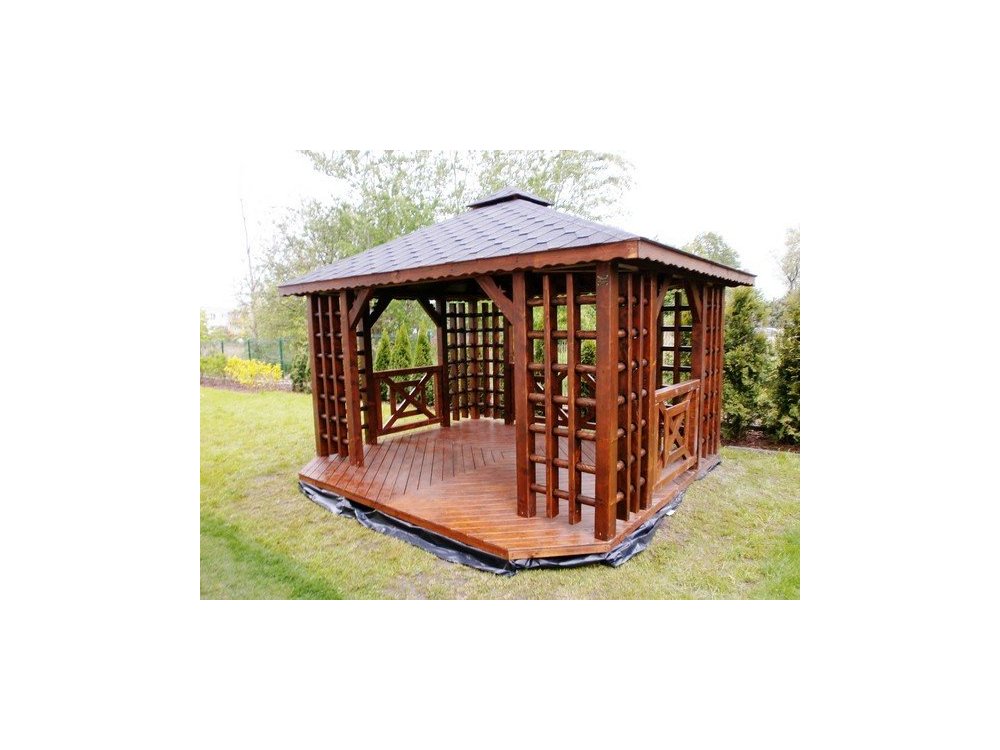 Pavillon Staropolska 1 rechteckig 4 ​​x 3 m 12 m2