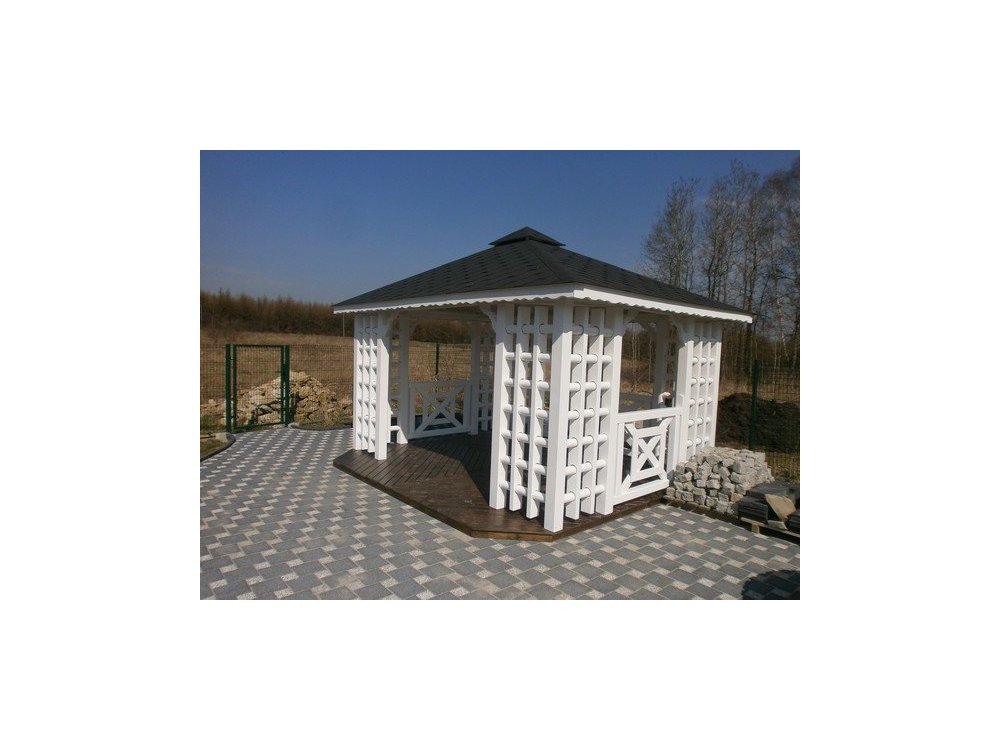 Gazebo Staropolska 1 rectangular 4 x 3 m 12 m2
