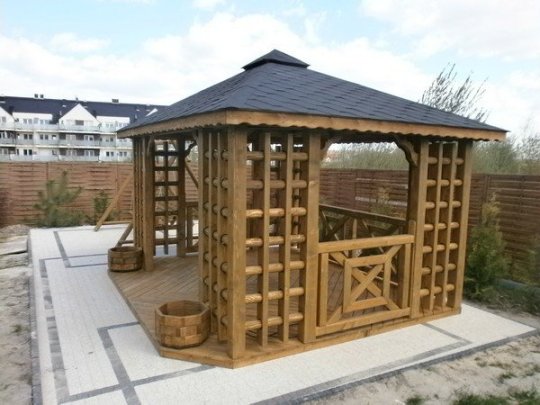 Pavillon Staropolska 1 rechteckig 4 ​​x 3 m 12 m2