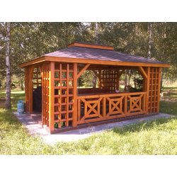 Pavillon Staropolska 1 rechteckig 4 ​​x 3 m 12 m2