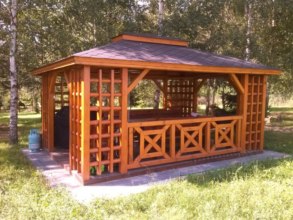 Pavillon Staropolska 1 rechteckig 4 ​​x 3 m 12 m2