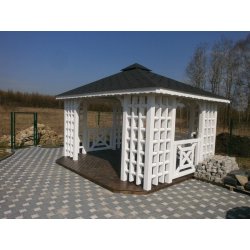 Gazebo Staropolska 1 rectangular 4 x 4 m 16 m2