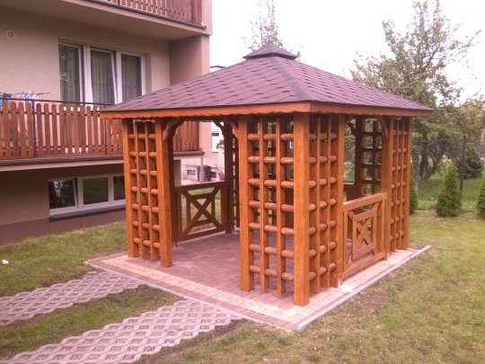 Pavillon Staropolska 1 rechteckig 4 ​​x 4 m 16 m2