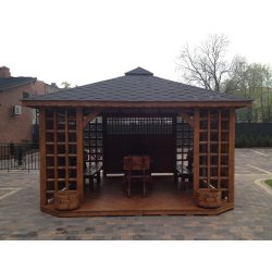 Pavillon Staropolska 2 rechteckig 4 ​​x 3 m 12 m2