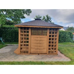 Gazebo Staropolska 2 rectangular 4 x 3 m 12 m2