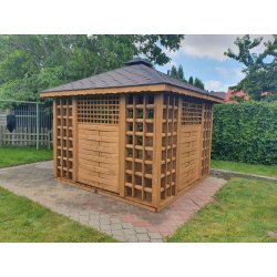 Gazebo Staropolska 2 rectangular 4 x 3 m 12 m2