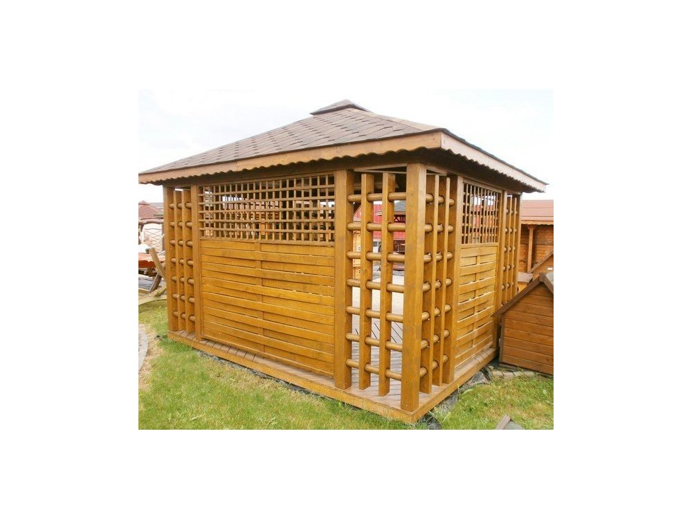 Pavillon Staropolska 2 rechteckig 4 ​​x 4 m 16 m2