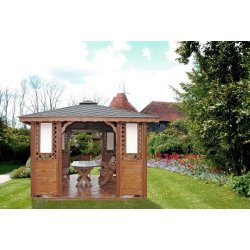 Rechteckiger Pavillon P1 4 x 3 m 12 m2