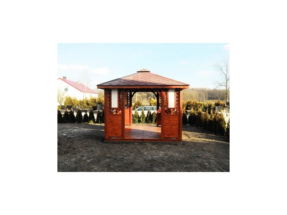 Rechteckiger Pavillon P1 4 x 3 m 12 m2
