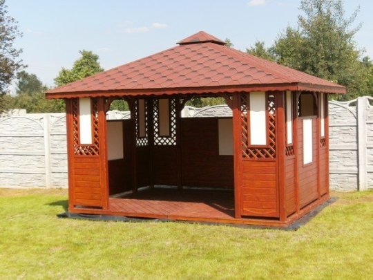 Rechteckiger Pavillon P1a 3 x 3 m 9m2