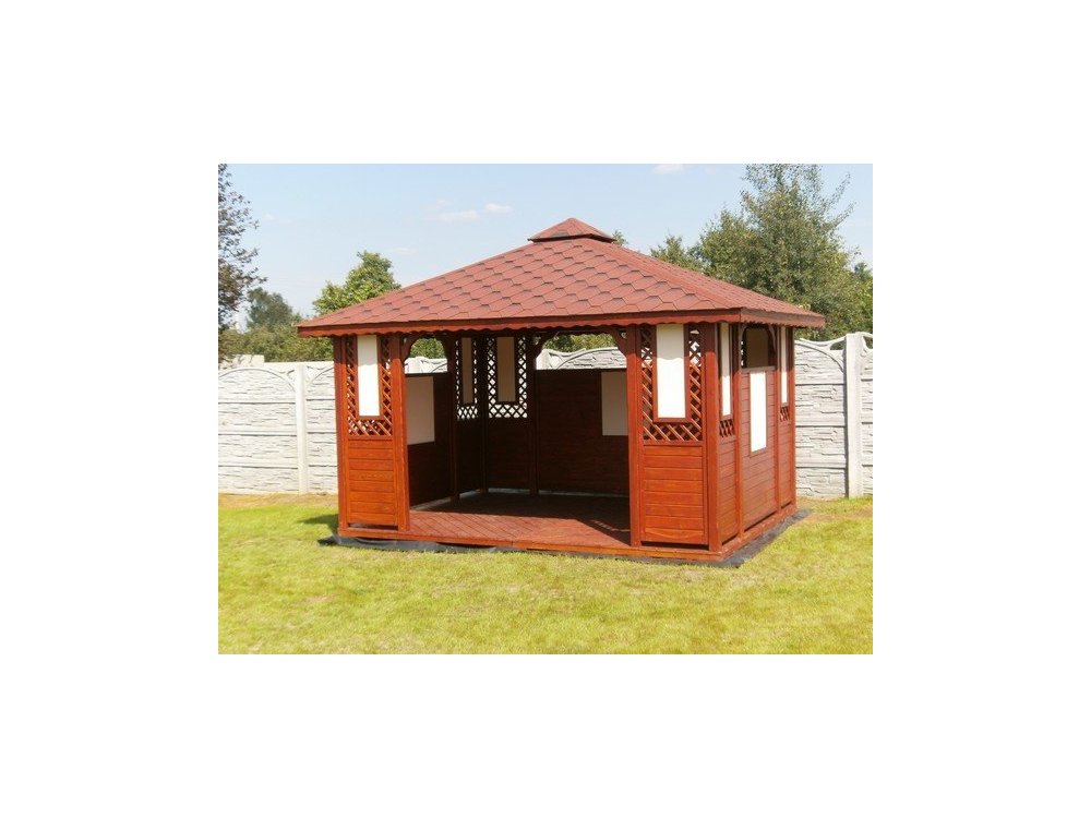 Rectangular gazebo P1a 4 x 3 m 12 m2