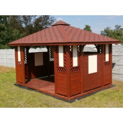 Rechteckiger Pavillon P1a 4 x 3 m 12 m2