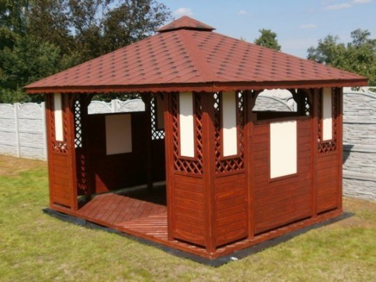 Rectangular gazebo P1a 4 x 3 m 12 m2