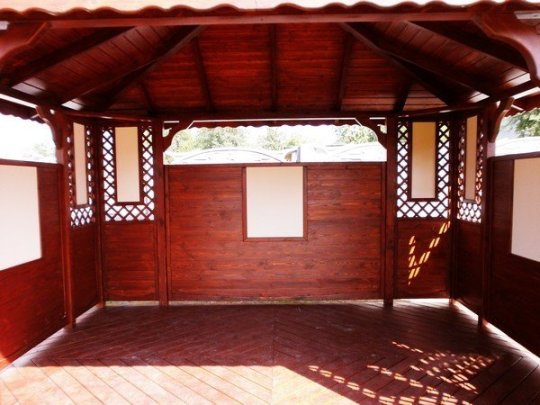 Rechteckiger Pavillon P1a 4 x 3 m 12 m2