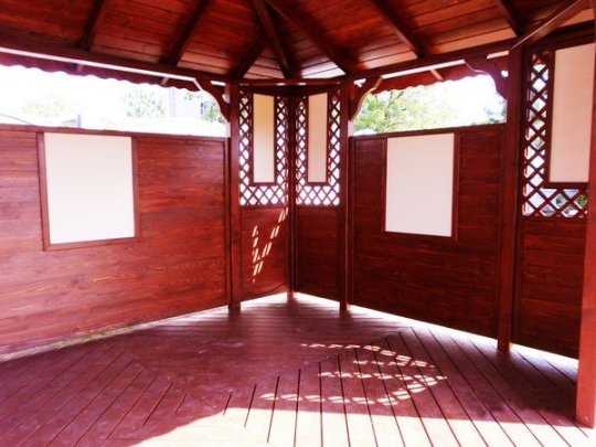 Rechteckiger Pavillon P1a 4 x 3 m 12 m2