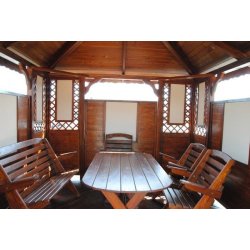 Rechteckiger Pavillon P1a 4 x 4 m 16 m2