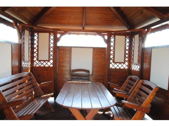 Rechteckiger Pavillon P1a 4 x 4 m 16 m2